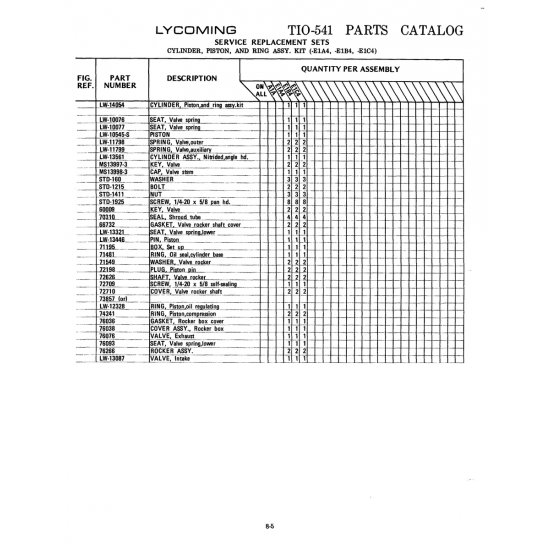 Aviation Part (LW-14054)