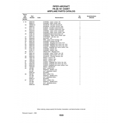 Aviation Part 76259-00 for Piper PA-28-161 Aircraft Aviation Part 76259-00 for Piper PA-28-161 Aircraft