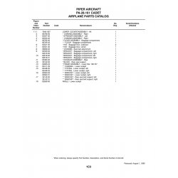 Aviation Part 35142-00 for Piper PA-28-161 Aircraft Aviation Part 35142-00 for Piper PA-28-161 Aircraft