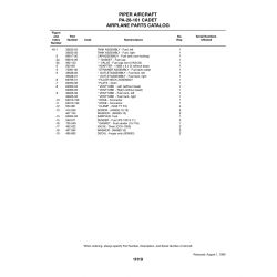 Aviation Part 69785-01 for Piper PA-28-161 Aircraft Aviation Part 69785-01 for Piper PA-28-161 Aircraft