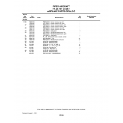 Aviation Part 78057-00 for Piper PA-28-161 Aircraft Aviation Part 78057-00 for Piper PA-28-161 Aircraft