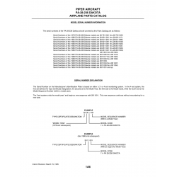 Aviation Part 2811001 for Piper PA-28-236 Dakota Aircraft