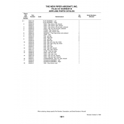 Aviation Part 65593-01 for Piper PA-28-161 Warrior Aircraft Aviation Part 65593-01 for Piper PA-28-161 Warrior Aircraft