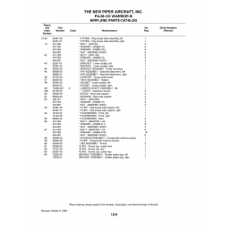 Aviation Part 63909-00 for Piper PA-28-161 Warrior Aircraft Aviation Part 63909-00 for Piper PA-28-161 Warrior Aircraft
