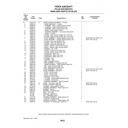 Aviation Part 79873-03 for Piper PA-28-236 Dakota Aircraft Aviation Part 79873-03 for Piper PA-28-236 Dakota Aircraft
