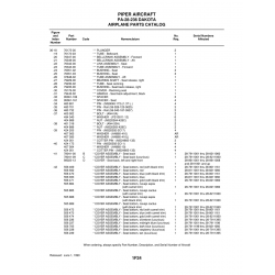 Aviation Part 79442-02 for Piper PA-28-236 Dakota Aircraft Aviation Part 79442-02 for Piper PA-28-236 Dakota Aircraft