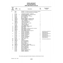 Aviation Part 79584-08 for Piper PA-28 Cherokee Aircraft Aviation Part 79584-08 for Piper PA-28 Cherokee Aircraft