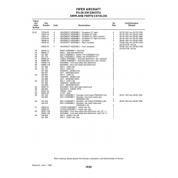 Aviation Part 79764-04 for Piper PA-28-236 Dakota Aircraft Aviation Part 79764-04 for Piper PA-28-236 Dakota Aircraft