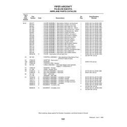 Aviation Part 82695-89 for Piper PA-28-161 Warrior Aircraft