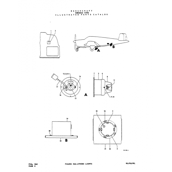 Aviation Part (35-562-1) — Beechcraft V35