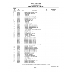Aviation Part 69739-00 for Piper PA-28 Cherokee Aircraft
