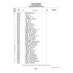 Aviation Part 35745-02 for Piper PA-28-236 Dakota Aircraft