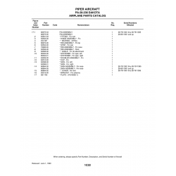 Aviation Part 66964-00 for Piper PA-28 Cherokee Aircraft