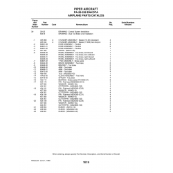 Aviation Part 63485-03 for Piper PA-28 Cherokee Aircraft Aviation Part 63485-03 for Piper PA-28 Cherokee Aircraft