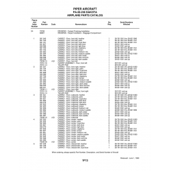 Aviation Part 76161-15 for Piper PA-28-161 Warrior Aircraft Aviation Part 76161-15 for Piper PA-28-161 Warrior Aircraft