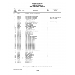 Aviation Part 78039-00 for Piper PA-28-236 Dakota Aircraft Aviation Part 78039-00 for Piper PA-28-236 Dakota Aircraft