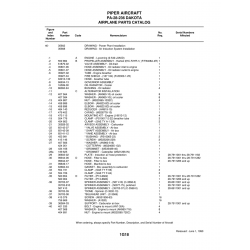 Aviation Part 99944-07 for Piper PA-28-236 Dakota Aircraft