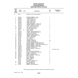 Aviation Part 67224-03 for Piper PA-28 Cherokee Aircraft Aviation Part 67224-03 for Piper PA-28 Cherokee Aircraft
