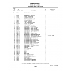 Aviation Part 65365-04 for Piper PA-28 Cherokee Aircraft