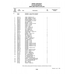 Aviation Part 62701-47 for Piper PA-28 Cherokee Aircraft Aviation Part 62701-47 for Piper PA-28 Cherokee Aircraft