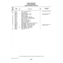 Aviation Part 99222-12 for Piper PA-28-161 Warrior Aircraft Aviation Part 99222-12 for Piper PA-28-161 Warrior Aircraft