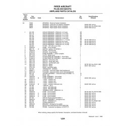 Aviation Part 69669-17 for Piper PA-28 Cherokee Aircraft