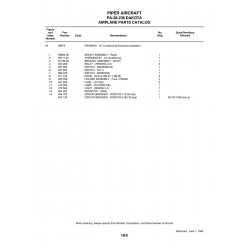 Aviation Part 99717-00 for Piper PA-28 Cherokee Aircraft Aviation Part 99717-00 for Piper PA-28 Cherokee Aircraft