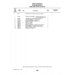 Aviation Part 99888-00 for Piper PA-28 Cherokee Aircraft Aviation Part 99888-00 for Piper PA-28 Cherokee Aircraft