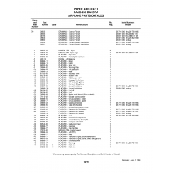 Aviation Part 66752-00 for Piper PA-28-161 Warrior Aircraft