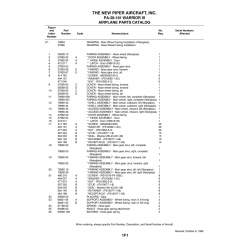 Aviation Part 37928-03 for Piper PA-28-161 Warrior Aircraft Aviation Part 37928-03 for Piper PA-28-161 Warrior Aircraft