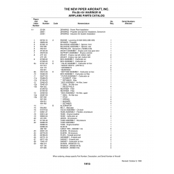 Aviation Part 87328-03 for Piper PA-28-161 Warrior Aircraft