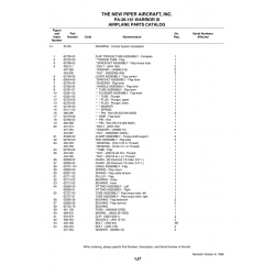 Aviation Part 63781-07 for Piper PA-28-161 Warrior Aircraft