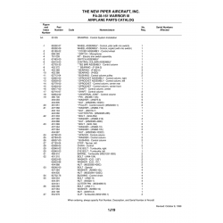 Aviation Part 85292-07 for Piper PA-28-161 Warrior Aircraft Aviation Part 85292-07 for Piper PA-28-161 Warrior Aircraft