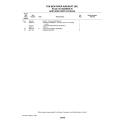 Aviation Part 85378-02 for Piper PA-28-161 Warrior Aircraft Aviation Part 85378-02 for Piper PA-28-161 Warrior Aircraft