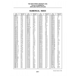 Aviation Part 76299-06 for Piper PA-28-161 Warrior Aircraft Aviation Part 76299-06 for Piper PA-28-161 Warrior Aircraft