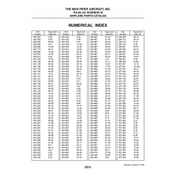 Aviation Part 20-3a for Piper PA-28-161 Warrior Aircraft Aviation Part 20-3a for Piper PA-28-161 Warrior Aircraft