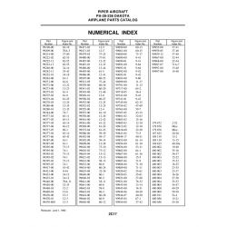 Aviation Part 40-28a for Piper PA-28-236 Dakota Aircraft Aviation Part 40-28a for Piper PA-28-236 Dakota Aircraft
