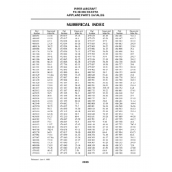 Aviation Part 62-36a for Piper PA-28-236 Dakota Aircraft