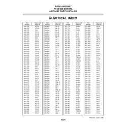 Aviation Part 12-38a for Piper PA-28-236 Dakota Aircraft Aviation Part 12-38a for Piper PA-28-236 Dakota Aircraft