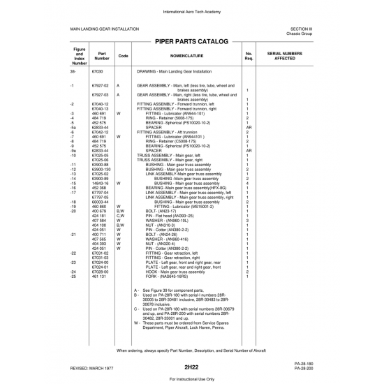 Aviation Part (14843-16) — Piper PA-28 Cherokee Aviation Part (14843-16) — Piper PA-28 Cherokee