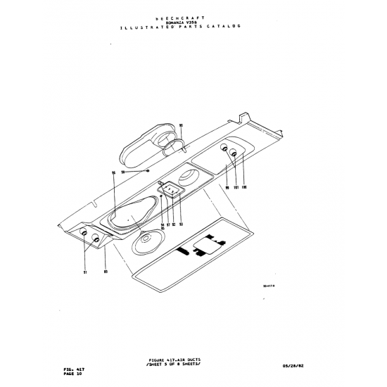 Aviation Part (g417-9) — Beechcraft V35