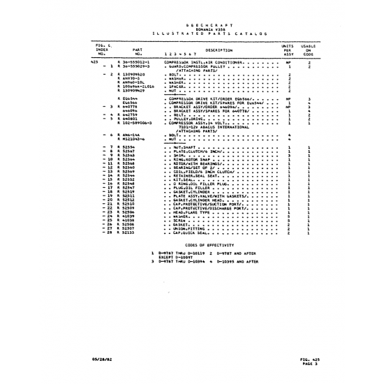 Aviation Part (710L-12V) — Beechcraft V35