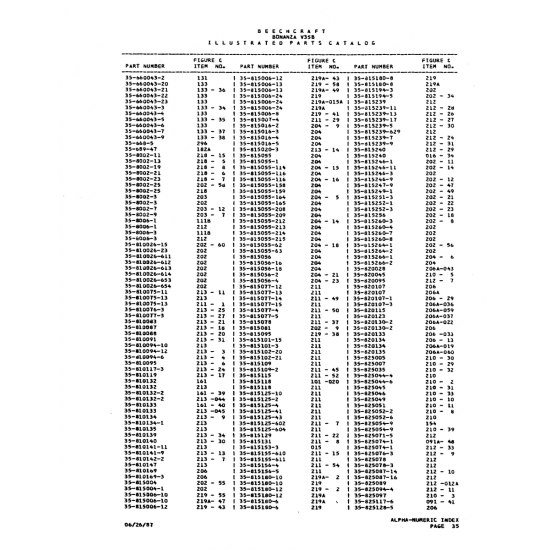 Aviation Part (815252-3) — Beechcraft V35 Aviation Part (815252-3) — Beechcraft V35