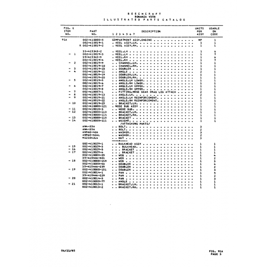 Aviation Part (INC-35I) — Beechcraft V35