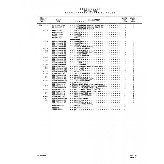 Aviation Part (002-410000-153) — Beechcraft V35 Aviation Part (002-410000-153) — Beechcraft V35