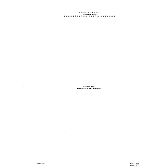 Aviation Part (O1mU81) — Beechcraft V35