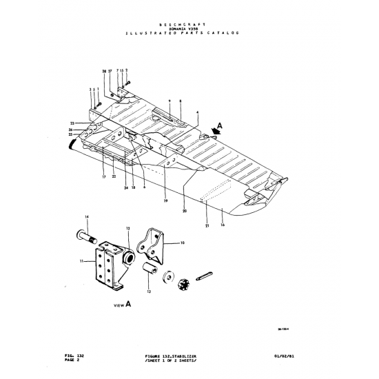 Aviation Part (FI6U85) — Beechcraft V35