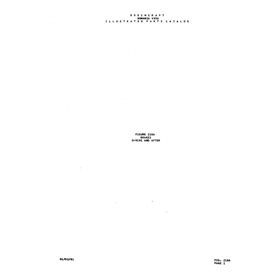 Aviation Part (0-9L92) — Beechcraft V35 Aviation Part (0-9L92) — Beechcraft V35
