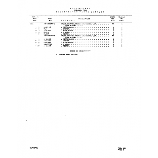 Aviation Part (8064614) — Beechcraft V35 Aviation Part (8064614) — Beechcraft V35