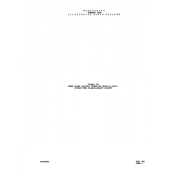Aviation Part (D-10091) — Beechcraft V35 Aviation Part (D-10091) — Beechcraft V35